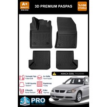 Nova Krom Bmw 3 Serisi E91 3D Pro Havuzlu Paspas 2004-2013