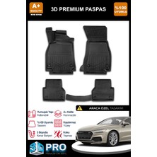 Nova Krom Audi A7 3D Pro Havuzlu Paspas 2018 Üzeri