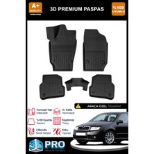 Nova Krom Skoda Fabia 3D Pro Havuzlu Paspas 1999-2007