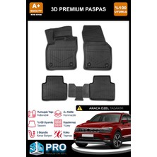 Nova Krom Vw Tiguan Allspace 3D Pro Havuzlu Paspas 2016-2024