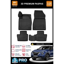 Nova Krom Nissan Juke 3D Pro Havuzlu Paspas 2019 Üzeri