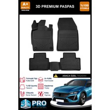 Nova Krom Peugeot 408 3D Pro Havuzlu Paspas 2023 Üzeri
