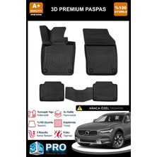 Nova Krom Volvo V90 3D Pro Havuzlu Paspas 2016 Üzeri