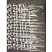 Tekinoğlu Plastik Tekinoğlu Kovmatik Kuş Kondurmaz Kuş Savar Şeffaf Dikenli 10 Adet 5 Metre
