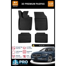 Nova Krom Volvo S90 Plug-In 3D Pro Havuzlu Paspas 2024 Üzeri