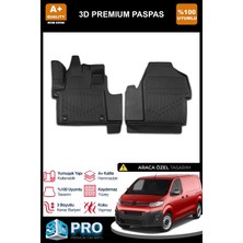 Nova Krom Citroen Jumpy Panelvan 3D Pro Havuzlu Ön 2'li Paspas 2016 Üzeri