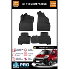 Nova Krom Fiat Fiorino 3D Pro Havuzlu Paspas 2008-2020