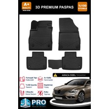 Nova Krom Renault Talisman 3D Pro Havuzlu Paspas 2015 Üzeri