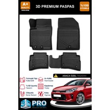Nova Krom Kia Rio 3D Pro Havuzlu Paspas 2017-2023