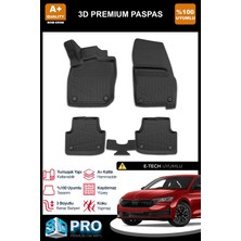 Nova Krom Skoda Octavia 4 A8 E-Tech 3D Pro Havuzlu Paspas 2024 Üzeri