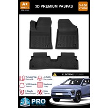 Nova Krom Hyundai Kona Elektrikli 3D Pro Havuzlu Paspas 2024 Üzeri