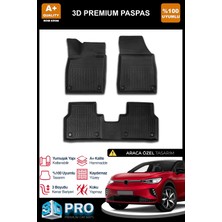 Nova Krom Vw Id.5 3D Pro Havuzlu Paspas 2021 Üzeri
