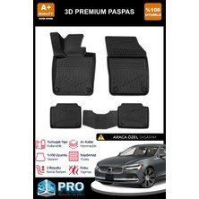 Nova Krom Volvo S90 3D Pro Havuzlu Paspas 2020 Üzeri