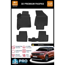 Nova Krom Opel Frontera Benzinli 3D Pro Havuzlu Paspas 2024 Üzeri