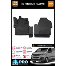 Nova Krom Fiat Scudo Panelvan 3D Pro Havuzlu Paspas Ön 2'li 2022 Üzeri