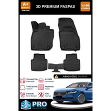 Nova Krom Skoda Superb 3D Pro Havuzlu Paspas 2024 Üzeri