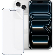 Schitec Apple iPhone 17 Pro Max Uyumlu Ön Yüzey Nano Şeffaf Hidrojel Ekran Koruyucu