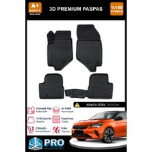 Nova Krom Opel Corsa F 3D Pro Havuzlu Paspas 2019 Üzeri