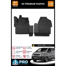 Nova Krom Peugeot Expert Panelvan 3D Pro Havuzlu Paspas Ön 2'li 2016 Üzeri