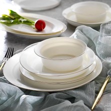 Schafer Superfine Bone Lux Yemek Takımı 56 Parça-Gold