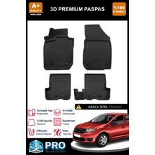 Nova Krom Dacia Logan 3D Pro Havuzlu Paspas 2013-2021