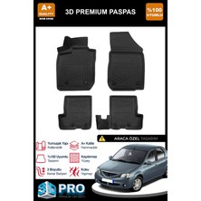 Nova Krom Dacia Logan Sedan 3D Pro Havuzlu Paspas 2004-2012