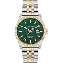 Cerruti 1881 CIWGH0090607 Quartz Çelik Gri Altın Rengi 40 mm Erkek Kol Saati