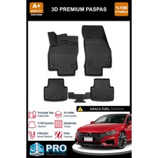 Nova Krom Vw Arteon 3D Pro Havuzlu Paspas 2017 Üzeri
