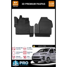 Nova Krom Fiat Ulysse 3D Pro Havuzlu Paspas Ön 2'li 2022 Üzeri