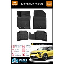 Nova Krom Kia Stonic 3D Pro Havuzlu Paspas 2017 Üzeri