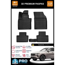 Nova Krom Volvo XC90 Plug-In 3D Pro Havuzlu Paspas 2024 Üzeri