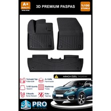 Nova Krom Peugeot 5008 3D Pro Havuzlu Paspas 2017-2024