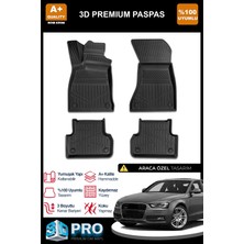 Nova Krom Audi A4 3D Pro Havuzlu Paspas 2011-2016