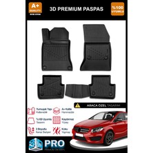 Nova Krom Mercedes B Serisi W246 3D Pro Havuzlu Paspas 2011-2018