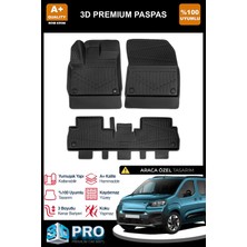 Nova Krom Fiat Doblo 3D Pro Havuzlu Paspas 2023 Üzeri