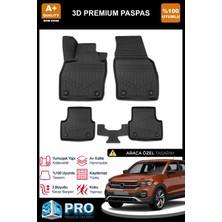 Nova Krom Vw T-Cross 3D Pro Havuzlu Paspas 2019 Üzeri