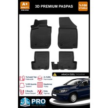 Nova Krom Dacia Logan 2 Sedan Eu 3D Pro Havuzlu Paspas 2013-2021