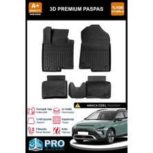 Nova Krom Hyundai Bayon 3D Pro Havuzlu Paspas 2021 Üzeri