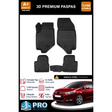 Nova Krom Citroen C4 3D Pro Havuzlu Paspas 2010-2018