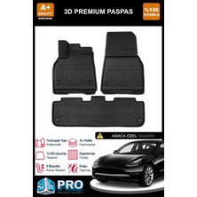 Nova Krom Tesla Model Y 3D Pro Havuzlu Paspas 2020-2025