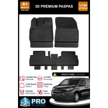 Nova Krom Toyota Proace City 3D Pro Havuzlu Paspas 2018 Üzeri