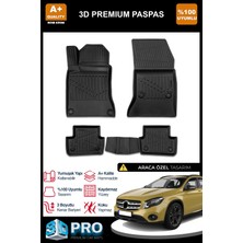 Nova Krom Mercedes Gla 3D Pro Havuzlu Paspas 2014-2019