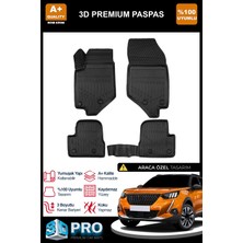 Nova Krom Peugeot 2008 3D Pro Havuzlu Paspas 2019-2023