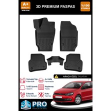 Nova Krom Vw Polo 4 3D Pro Havuzlu Paspas 2002-2009