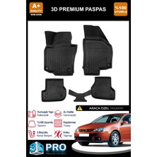 Nova Krom Vw Golf 5 3D Pro Havuzlu Paspas 2004-2008