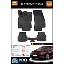 Nova Krom Vw Passat B8 3D Pro Havuzlu Paspas 2015-2023
