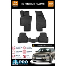 Nova Krom Vw Passat B7 3D Pro Havuzlu Paspas 2010-2014