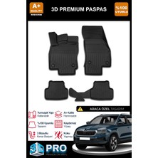 Nova Krom Skoda Karoq 3D Pro Havuzlu Paspas 2018 Üzeri