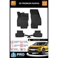 Nova Krom Vw T-Roc 3D Pro Havuzlu Paspas 2019 Üzeri