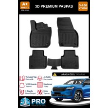 Nova Krom Skoda Kodiaq 3D Pro Havuzlu Paspas 2024 Üzeri